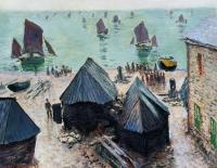 Monet, Claude Oscar - The Departure of the Boats, Etretat